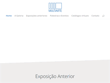 Tablet Screenshot of galeriamultiarte.com.br